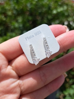Aros Largos con Corazón - comprar online