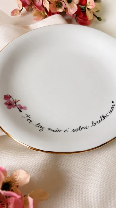 PRATO DE SOBREMESA 19CM - CEREJEIRA na internet