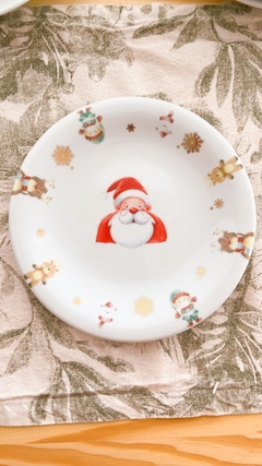 Prato de sobremesa 19cm- Natal