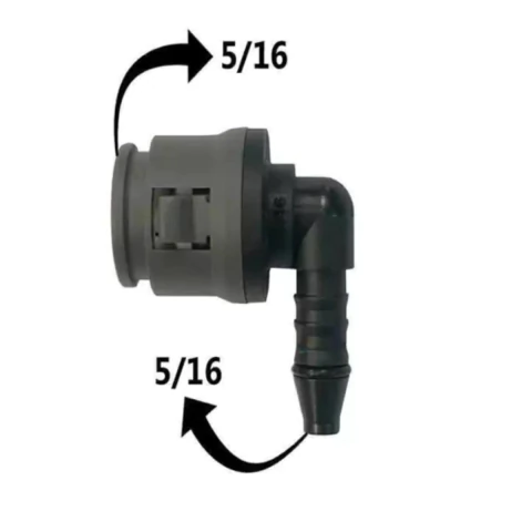 Conector Quick Combustivel Flauta 90A 5/16 Capa Cinza - comprar online