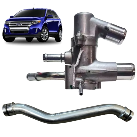 Kit Cano Tubo Agua + Valvula Termostatica Ford Taurus Edge 3.5 V6 - comprar online