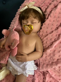 BEBÊ REBORN MENINA SÓLIDA REALISTA