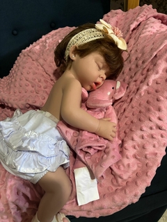 BEBÊ REBORN MENINA SÓLIDA REALISTA - Tatuka
