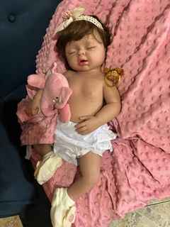BEBÊ REBORN MENINA SÓLIDA REALISTA - comprar online