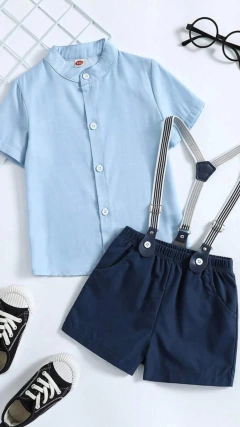 Conjunto Infantil Social com Suspensório para meninos de 1 ano até 8 anos - comprar online
