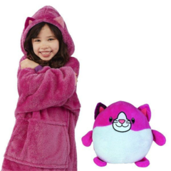 Pelúcia que vira Blusa com capuz Hoodies na internet