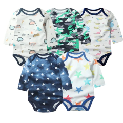 kit 5 body 100% algodão 3 meses á 24 meses - comprar online