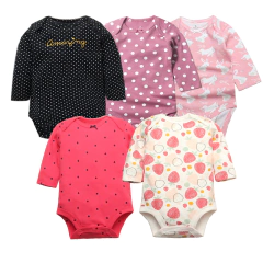 kit 5 body 100% algodão 3 meses á 24 meses - loja online