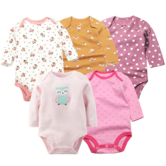 kit 5 body 100% algodão 3 meses á 24 meses - Tatuka