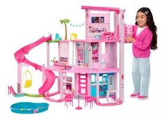 Casa Barbie Mega Mansão Com Elevador Casa Dos Sonhos - loja online