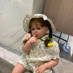 BEBÊ MENINA REBORN 3 D REALISTA - Tatuka