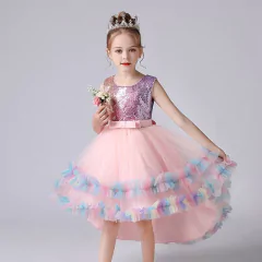 Vestido de festa princesa sem manga na internet
