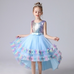 Vestido de festa princesa sem manga - loja online