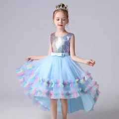 Vestido de festa princesa sem manga - loja online