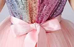 Vestido de festa princesa sem manga - comprar online