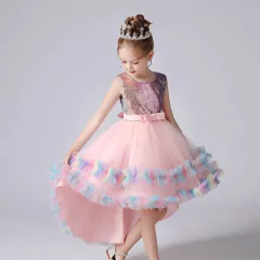 Vestido de festa princesa sem manga