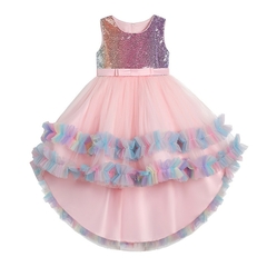 Vestido de festa princesa sem manga - loja online