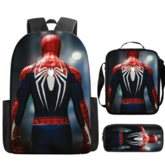 KIT MOCHILA IMPORTADA MENINO GRANDE COLEÇÃO HOMEM ARANHA LANÇAMENTO