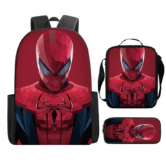 KIT MOCHILA IMPORTADA MENINO GRANDE COLEÇÃO HOMEM ARANHA LANÇAMENTO - comprar online