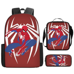 KIT MOCHILA IMPORTADA MENINO GRANDE COLEÇÃO HOMEM ARANHA LANÇAMENTO - loja online
