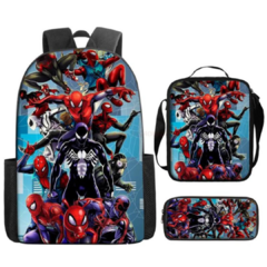 KIT MOCHILA IMPORTADA MENINO GRANDE COLEÇÃO HOMEM ARANHA LANÇAMENTO - comprar online