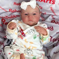 Boneca Reborn Menina (olhos fechados/olhos azuis abertas) - comprar online