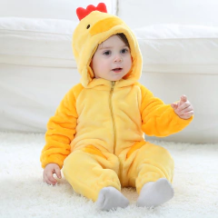 Macacão Bebê Pijama, Fantasia Animalzinho 0 á 3 anos Tecido peluciado