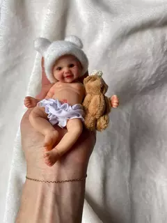MINI BEBÊ DE SILICONE SÓLIDO 6 POLEGADA ANTI-STRESS - Tatuka