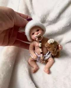 MINI BEBÊ DE SILICONE SÓLIDO 6 POLEGADA ANTI-STRESS - comprar online