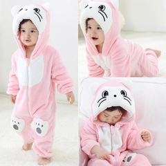 Macacão bebê de 0 á 4 anos animal zoológico - comprar online