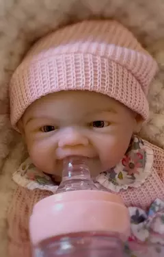 BEBÊ DE SILICONE SÓLIDO 33 CM