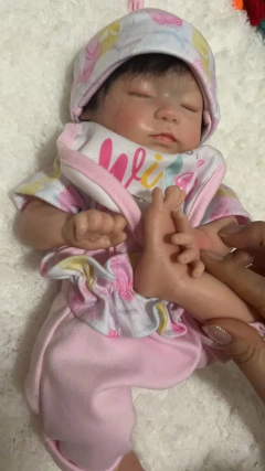 BEBÊ REBORN 38 CM SILICONE SÓLIDO na internet
