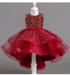 Imagem do VESTIDO DE PRINCESA FESTA COM BRILHO