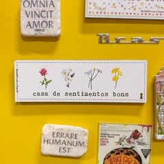 Ima Retangular Casa sentimentos bons 5x15,5