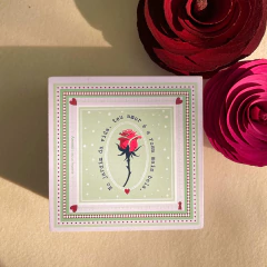 Caixinha Pingente Rosa mais bela na internet