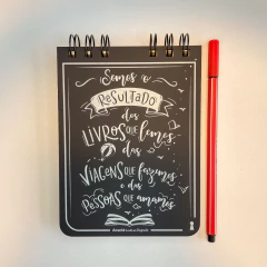 Caderneta P Somos o resultado 11,3x15,2 - 80Fls Sem Pauta