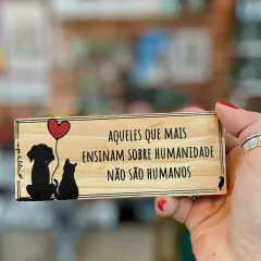 Bloco Retangular Ensinam Humanidade 6x15 Pinus