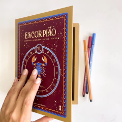 Caixa Livro P Escorpiao signos - comprar online