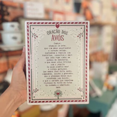 Box Oracao dos avos 15x20 na internet