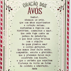 Box Oracao dos avos 15x20 - comprar online