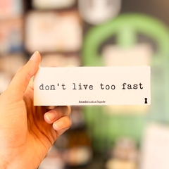 Box dont live too fast 4x12