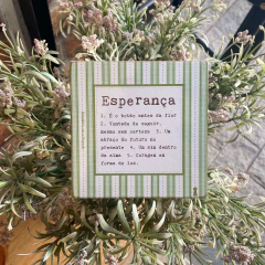 Box Esperança significado 12x12