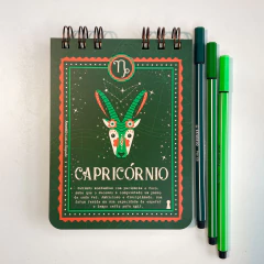 Caderneta P Capricornio signos 11,3x15,2 - 80Fls Sem Pauta