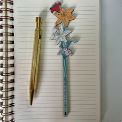 Marcador de Pagina Flor Arte do Instante Lirio