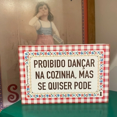 Box Proibido dançar 10x15