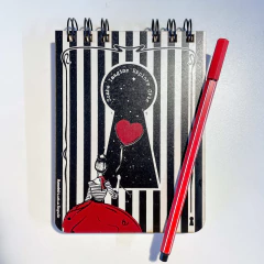 Caderneta P Amelie Segredo 11,3x15,2 - 80Fls Sem Pauta