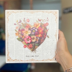 Box Seja como flor 20x20