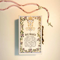 Mini Caixa Laço de Fita - Ave Maria 6x10x4 - comprar online