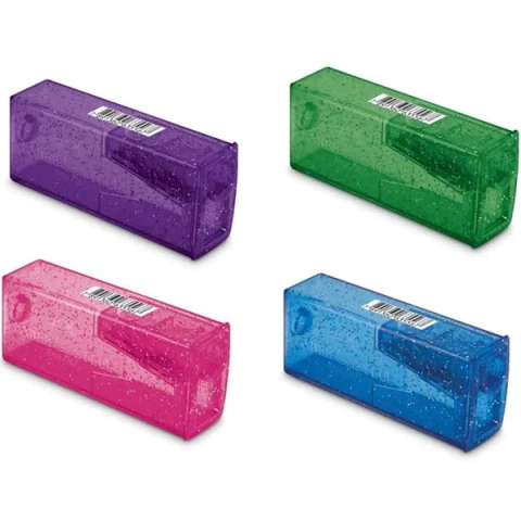 Apontador c/ deposito Glitter - Faber Castell