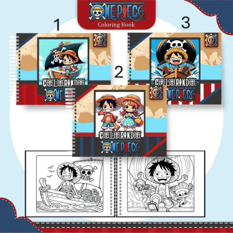 Livro de colorir One Piece